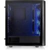 Thermaltake Versa J24 Tempered Glass RGB Edition táp nélküli ablakos Mid Tower számítógépház fekete