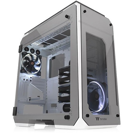 Thermaltake View 71 Tempered Glass Snow Edition táp nélküli ablakos Full Tower számítógépház fehér