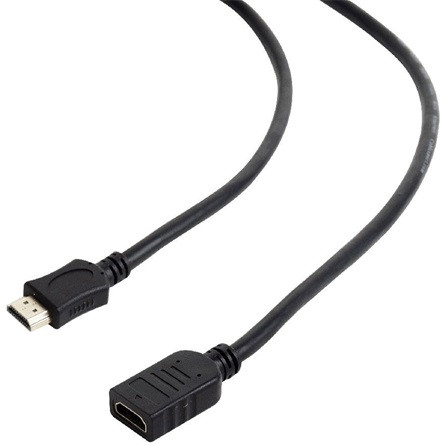 Gembird HDMI 2.0 - HDMI 2.0 M/F video kábel hosszabbító 0.5m fekete