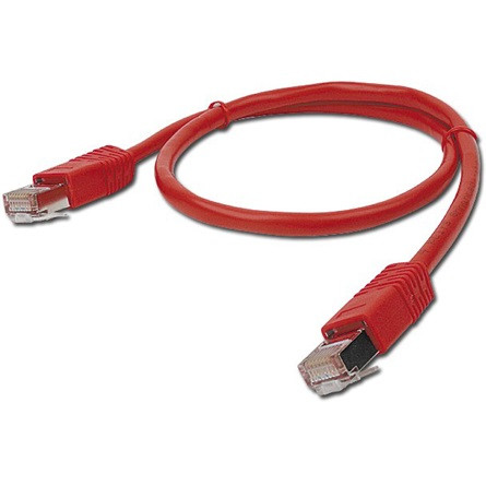 Gembird RJ45 CAT5e UTP M/M adatkábel 1m piros