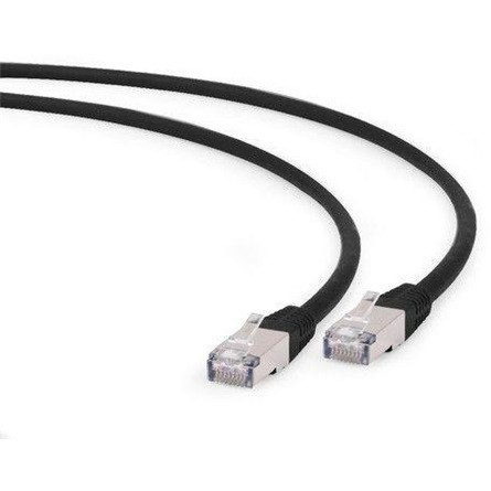 Gembird RJ45 CAT6A S/FTP - RJ45 CAT6A S/FTP M/M adatkábel 0.5m fekete LSZH