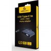 Gembird USB-C -> 1db HDMI 1.4 1db VGA M/F adapter 0.15m szürke