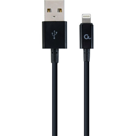 Gembird USB-A 2.0 -> Lightning M/M adatkábel 1m fekete