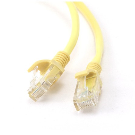 Gembird RJ45 CAT6 UTP - RJ45 CAT6 UTP M/M adatkábel 1m sárga