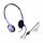 Genius HS-02B stereo headset lila