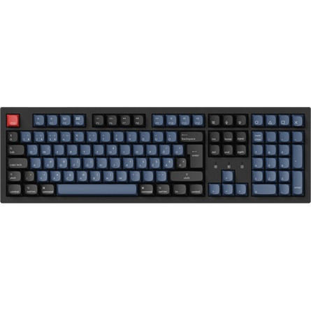 Keychron K10 Pro Bluetooth / USB magyar gaming Hot-swap Gateron G Pro Brown mechanikus billentyűzet fekete