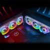 Thermaltake SWAFAN EX14 RGB TT Premium Edition (3-Fan Pack) rendszerhűtő ventilátor kit fehér