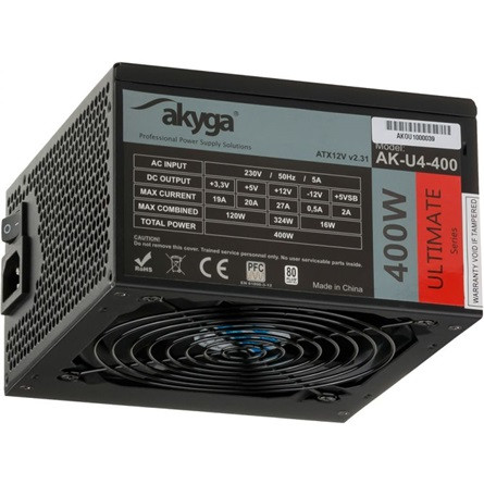 Akyga Ultimate AK-U4-400  ATX desktop tápegység 400W 80+ Bronze BOX