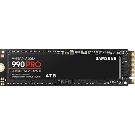 Samsung 990 PRO 4TB PCIe x4 (4.0) M.2 2280 SSD fekete