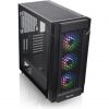 Thermaltake Versa T27 TG ARGB táp nélküli ablakos Full Tower számítógépház fekete