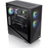 Thermaltake Divider 370 TG ARGB táp nélküli ablakos Mid Tower számítógépház fekete