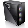 Thermaltake Divider 300 TG ARGB táp nélküli ablakos Mid Tower számítógépház fekete