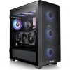 Thermaltake S250 TG ARGB táp nélküli ablakos Mid Tower számítógépház fekete