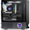 Thermaltake Ceres 350 MX Black táp nélküli ablakos Mid Tower számítógépház fekete