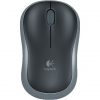 Logitech M185 optikai vezeték nélküli egér fekete-szürke