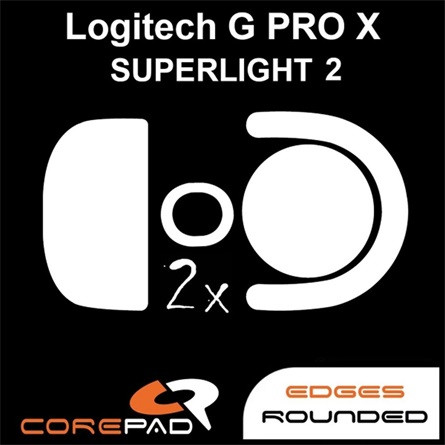 Corepad Skatez Logitech G PRO X Superlight 2 egértalp fehér