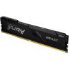 Kingston FURY Beast 8GB 2666MT/s DDR4 memória Non-ECC CL16 fekete