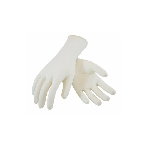 Gumikesztyű latex púderes L 100 db/doboz, GMT Super Gloves fehér