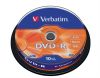 DVD-R lemez, AZO, 4,7GB, 16x, 10 db, hengeren, VERBATIM