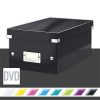 DVD-doboz, LEITZ "Click&Store", fekete