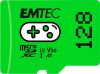 Memóriakártya, microSD, 128GB, UHS-I/U3/V30/A1, EMTEC "Gaming"