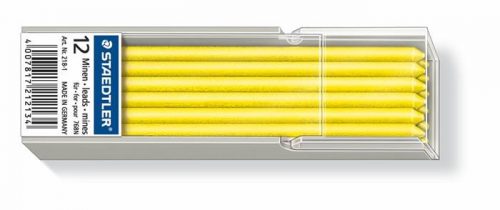 Jelölőkréta hegy, mindenre író, lemosható (omnichrom), STAEDTLER "Lumocolor 218", sárga