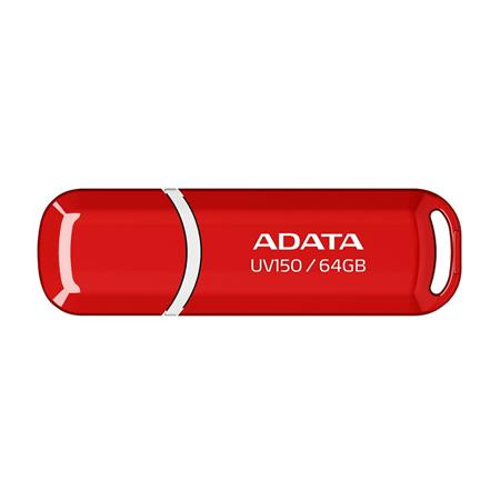 Pendrive, 64GB, USB 3.2 Gen1, ADATA "UV150", piros