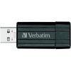 Pendrive, 32GB, USB 2.0, 10/4MB/sec, VERBATIM "PinStripe", fekete