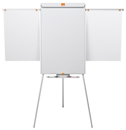 Flipchart tábla, mágneses felület, 2 db segédkarral, NOBO "Essentials", fehér